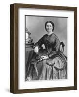 Clara Barton (1821-191), Founder of the American Branch of the Red Cross-null-Framed Giclee Print