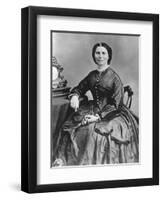 Clara Barton (1821-191), Founder of the American Branch of the Red Cross-null-Framed Giclee Print