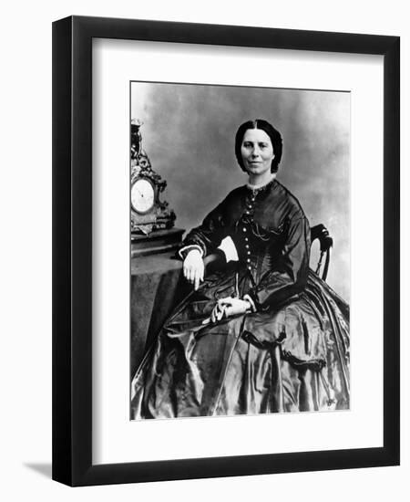 Clara Barton, American Humanitarian-Science Source-Framed Premium Giclee Print