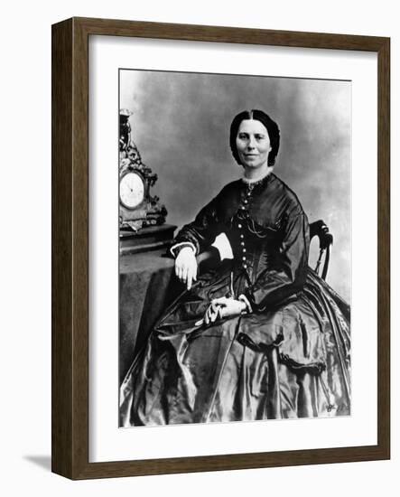 Clara Barton, American Humanitarian-Science Source-Framed Giclee Print