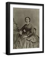 Clara Barton, c.1865-American Photographer-Framed Photographic Print