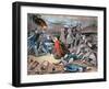 Clara Barton Tending Wounded During the American Civil War-American School-Framed Giclee Print