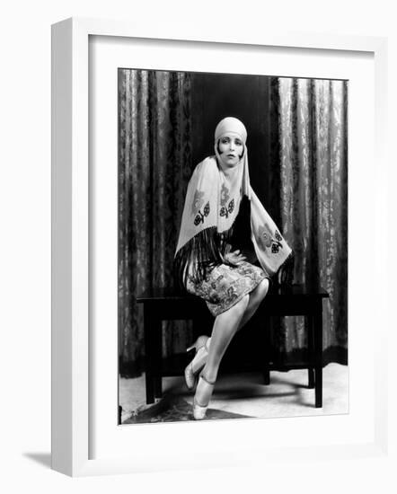 Clara Bow, Late 1920s-null-Framed Photo