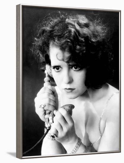 Clara Bow. "The Wild Party" 1929, Directed by Dorothy Arzner-null-Framed Photographic Print