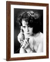 Clara Bow. "The Wild Party" 1929, Directed by Dorothy Arzner-null-Framed Photographic Print