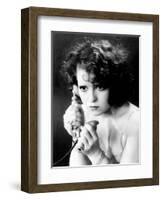 Clara Bow. "The Wild Party" 1929, Directed by Dorothy Arzner-null-Framed Photographic Print