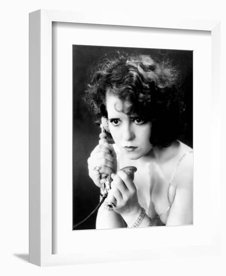 Clara Bow. "The Wild Party" 1929, Directed by Dorothy Arzner-null-Framed Photographic Print