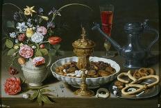 Still Life of Flowers and Dried Fruit, 1611-Clara Peeters-Giclee Print