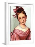 Clara Schumann (1819-1896)-null-Framed Giclee Print