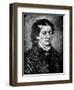 Clara Schumann by Lenbach-Franz Seraph von Lenbach-Framed Giclee Print