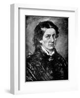 Clara Schumann by Lenbach-Franz Seraph von Lenbach-Framed Giclee Print