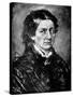 Clara Schumann by Lenbach-Franz Seraph von Lenbach-Stretched Canvas