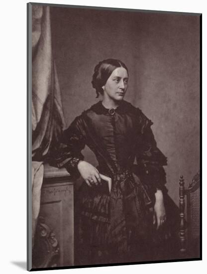 Clara Schumann, German Pianist and Composer, 19th Century-Franz Hanfstaengl-Mounted Giclee Print