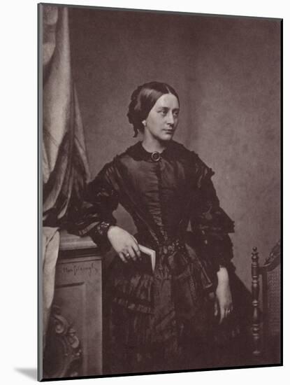 Clara Schumann, German Pianist and Composer, 19th Century-Franz Hanfstaengl-Mounted Giclee Print