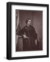 Clara Schumann, German Pianist and Composer, 19th Century-Franz Hanfstaengl-Framed Premium Giclee Print