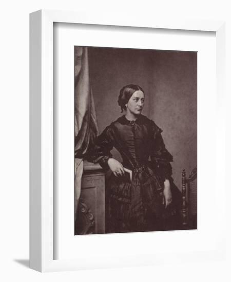 Clara Schumann, German Pianist and Composer, 19th Century-Franz Hanfstaengl-Framed Premium Giclee Print