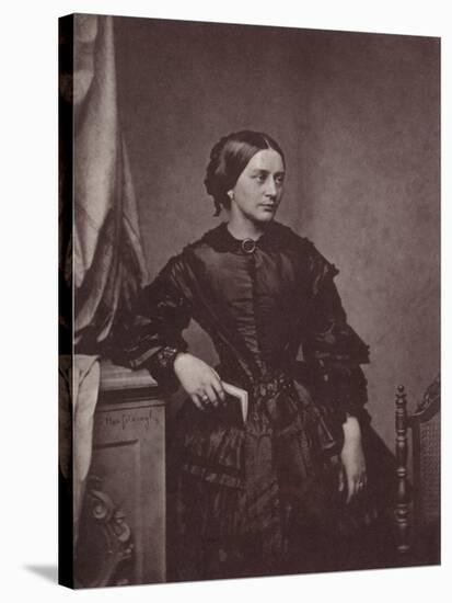 Clara Schumann, German Pianist and Composer, 19th Century-Franz Hanfstaengl-Stretched Canvas