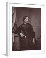 Clara Schumann, German Pianist and Composer, 19th Century-Franz Hanfstaengl-Framed Giclee Print