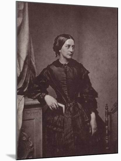 Clara Schumann, German Pianist and Composer, 19th Century-Franz Hanfstaengl-Mounted Giclee Print