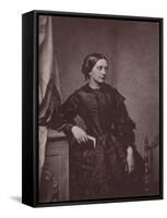 Clara Schumann, German Pianist and Composer, 19th Century-Franz Hanfstaengl-Framed Stretched Canvas