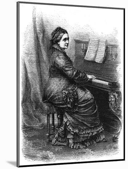 Clara Schumann, Girls Own-null-Mounted Art Print