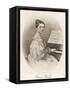 Clara Schumann Nee Wieck German Musician Wife of Robert Schumann as a Young Woman-null-Framed Stretched Canvas