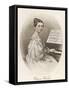 Clara Schumann Nee Wieck German Musician Wife of Robert Schumann as a Young Woman-null-Framed Stretched Canvas