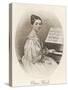 Clara Schumann Nee Wieck German Musician Wife of Robert Schumann as a Young Woman-null-Stretched Canvas