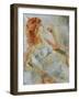 Clara Sitting-Pol Ledent-Framed Art Print