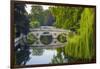 Clare and King's College Bridges over River Cam, the Backs, Cambridge, Cambridgeshire, England-Alan Copson-Framed Photographic Print