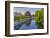 Clare and King's College Bridges over River Cam, the Backs, Cambridge, Cambridgeshire, England-Alan Copson-Framed Photographic Print