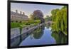 Clare and King's College Bridges over River Cam, the Backs, Cambridge, Cambridgeshire, England-Alan Copson-Framed Photographic Print