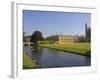 Clare College and Kings College Chapel, Cambridge, Cambridgeshire, England, United Kingdom, Europe-Neale Clarke-Framed Photographic Print