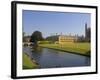 Clare College and Kings College Chapel, Cambridge, Cambridgeshire, England, United Kingdom, Europe-Neale Clarke-Framed Photographic Print