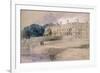 Clare Hall, Cambridge, 1846-John Gilbert-Framed Giclee Print