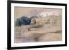 Clare Hall, Cambridge, 1846-John Gilbert-Framed Giclee Print