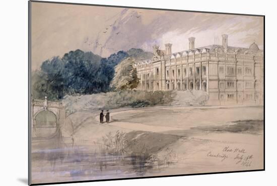 Clare Hall, Cambridge, 1846-John Gilbert-Mounted Giclee Print