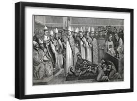 Clare of Assisi Dies-null-Framed Art Print