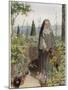 Clare of Assisi Tending to Plants-Eleanor Fortescue Brickdale-Mounted Photographic Print