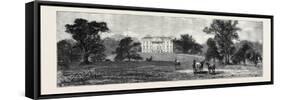 Claremont House, Esher, the Future Residence of the Duke and Duchess of Albany-null-Framed Stretched Canvas