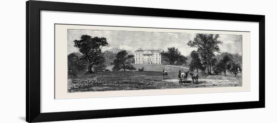 Claremont House, Esher, the Future Residence of the Duke and Duchess of Albany-null-Framed Giclee Print