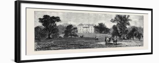 Claremont House, Esher, the Future Residence of the Duke and Duchess of Albany-null-Framed Premium Giclee Print