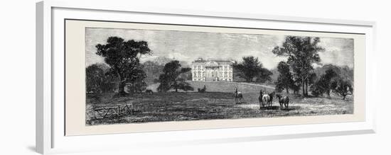 Claremont House, Esher, the Future Residence of the Duke and Duchess of Albany-null-Framed Premium Giclee Print