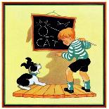 The Dog Ate My List - Child Life-Clarence Biers-Giclee Print