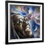 Clarence Clemons-Shen-Framed Art Print