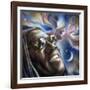 Clarence Clemons-Shen-Framed Art Print