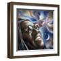 Clarence Clemons-Shen-Framed Art Print