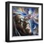 Clarence Clemons-Shen-Framed Art Print