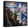 Clarence Clemons-Shen-Framed Stretched Canvas