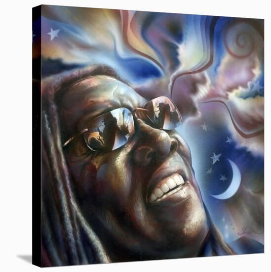 Clarence Clemons-Shen-Stretched Canvas